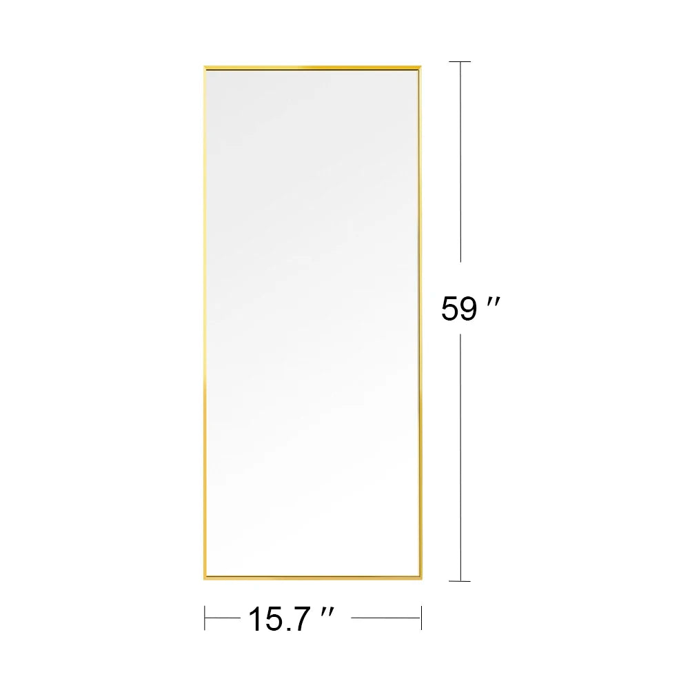 Miroir pleine longueur sur pied ou mural multi-formats