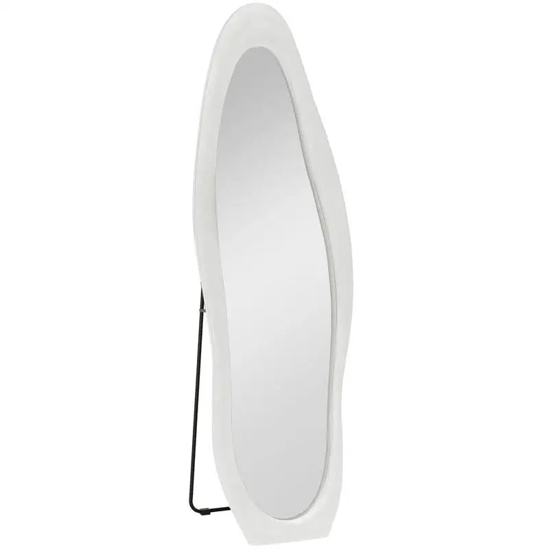 Miroir pleine longueur ondulé velours