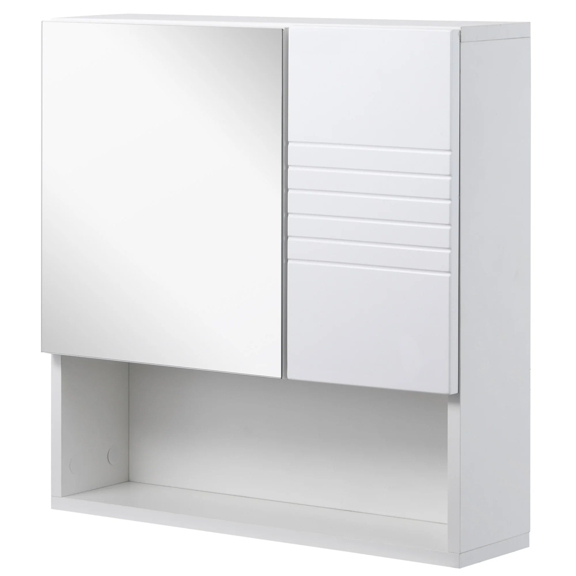 Armoire de toilette compacte blanche