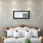 Miroir mural baroque noir grand format
