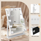 Miroir Hollywood maquillage 12 ampoules LED