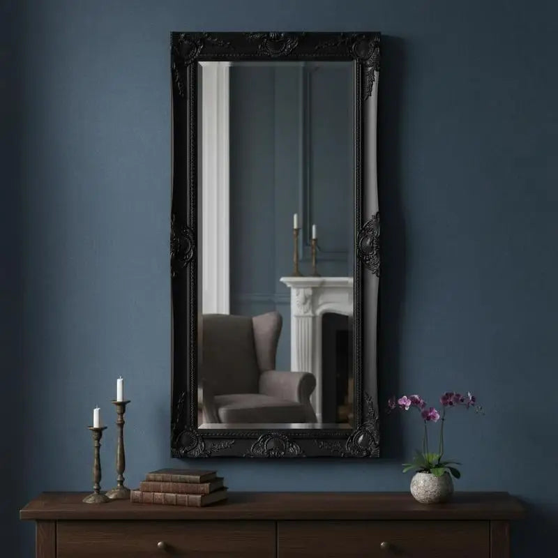 Miroir vintage baroque bois sculpté