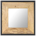 Miroir bois naturel veinage artisanal