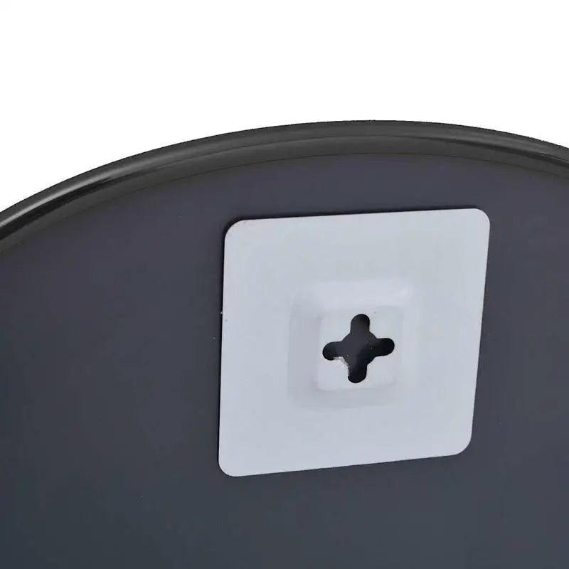Miroir mural noir compact