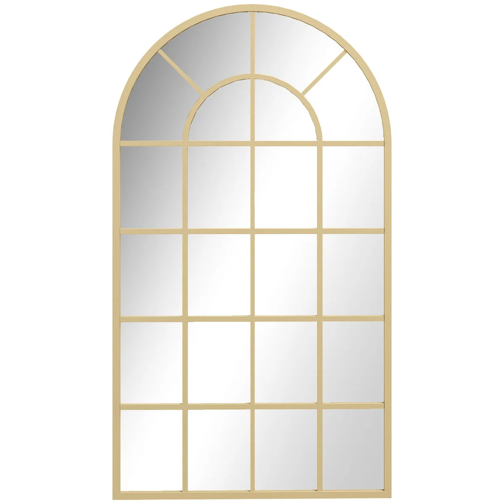 Miroir décoratif doré grand format