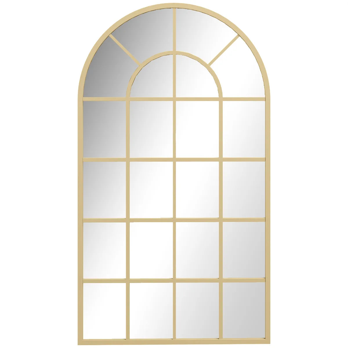 Miroir décoratif doré grand format