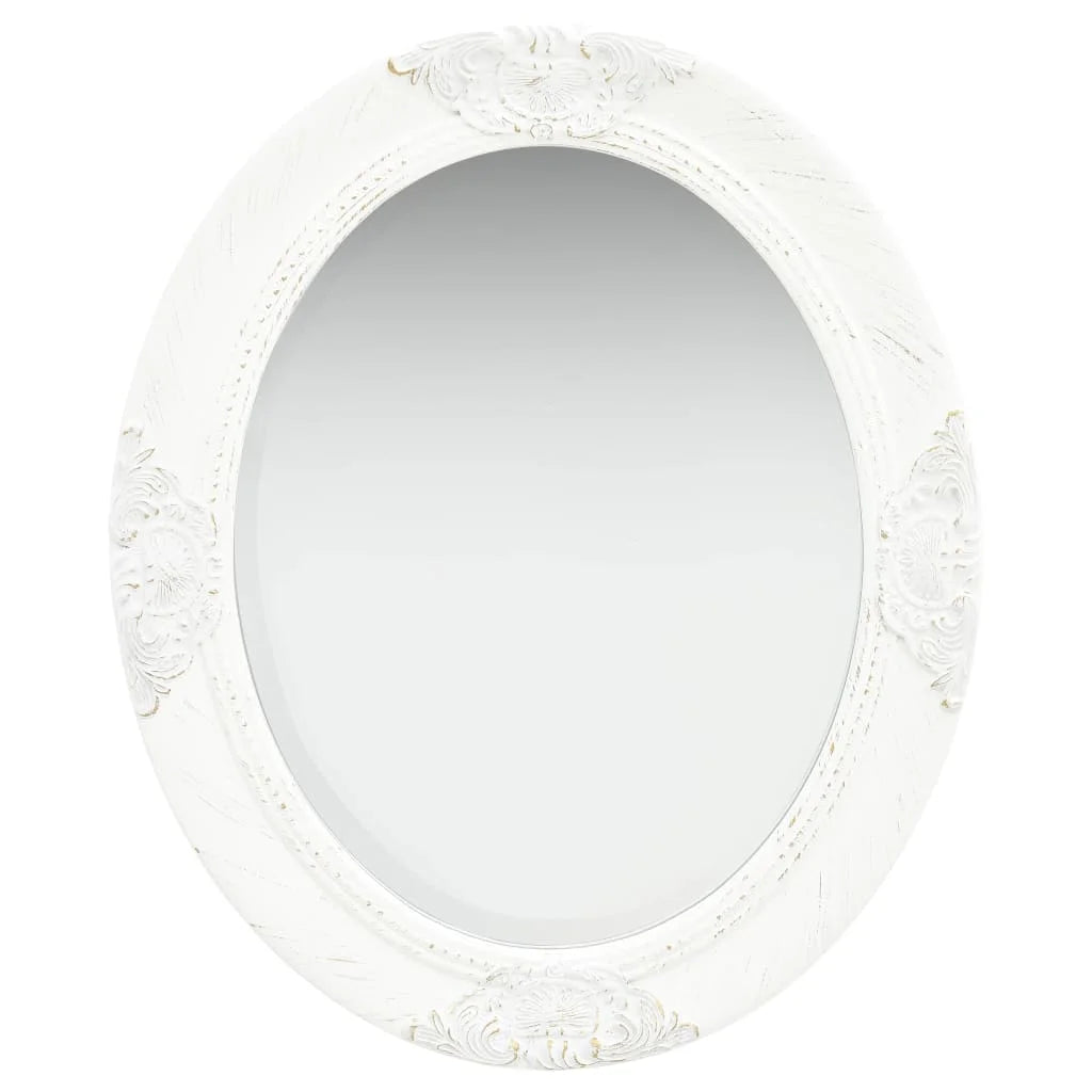 Miroir mural baroque blanc classique