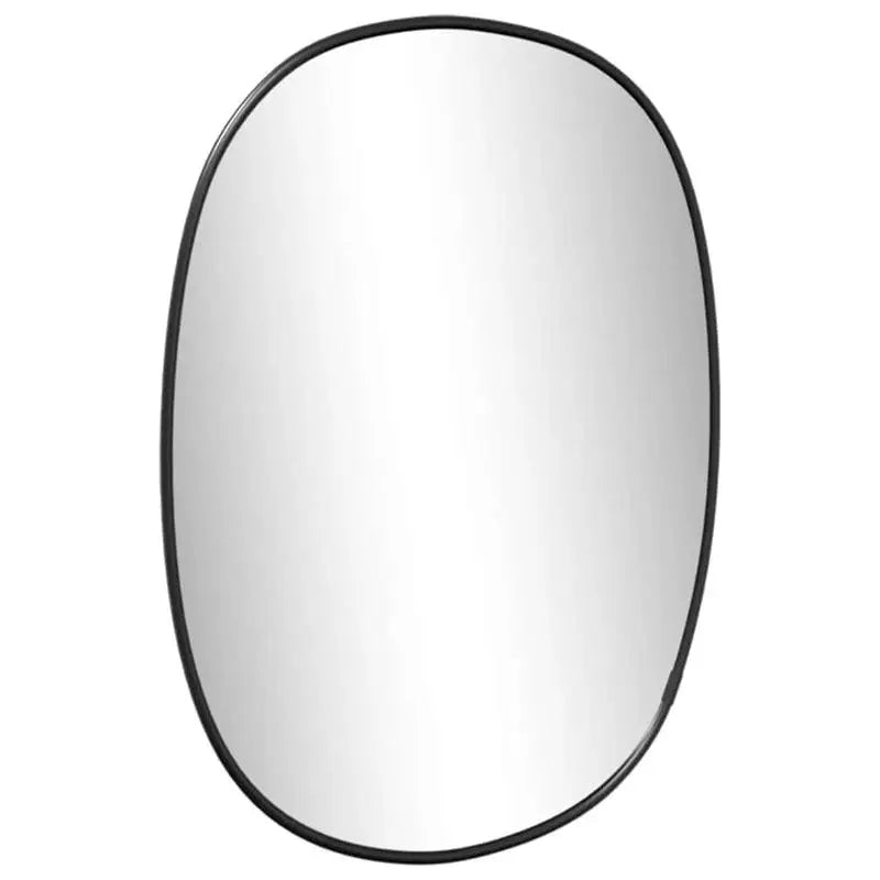 Miroir mural noir compact