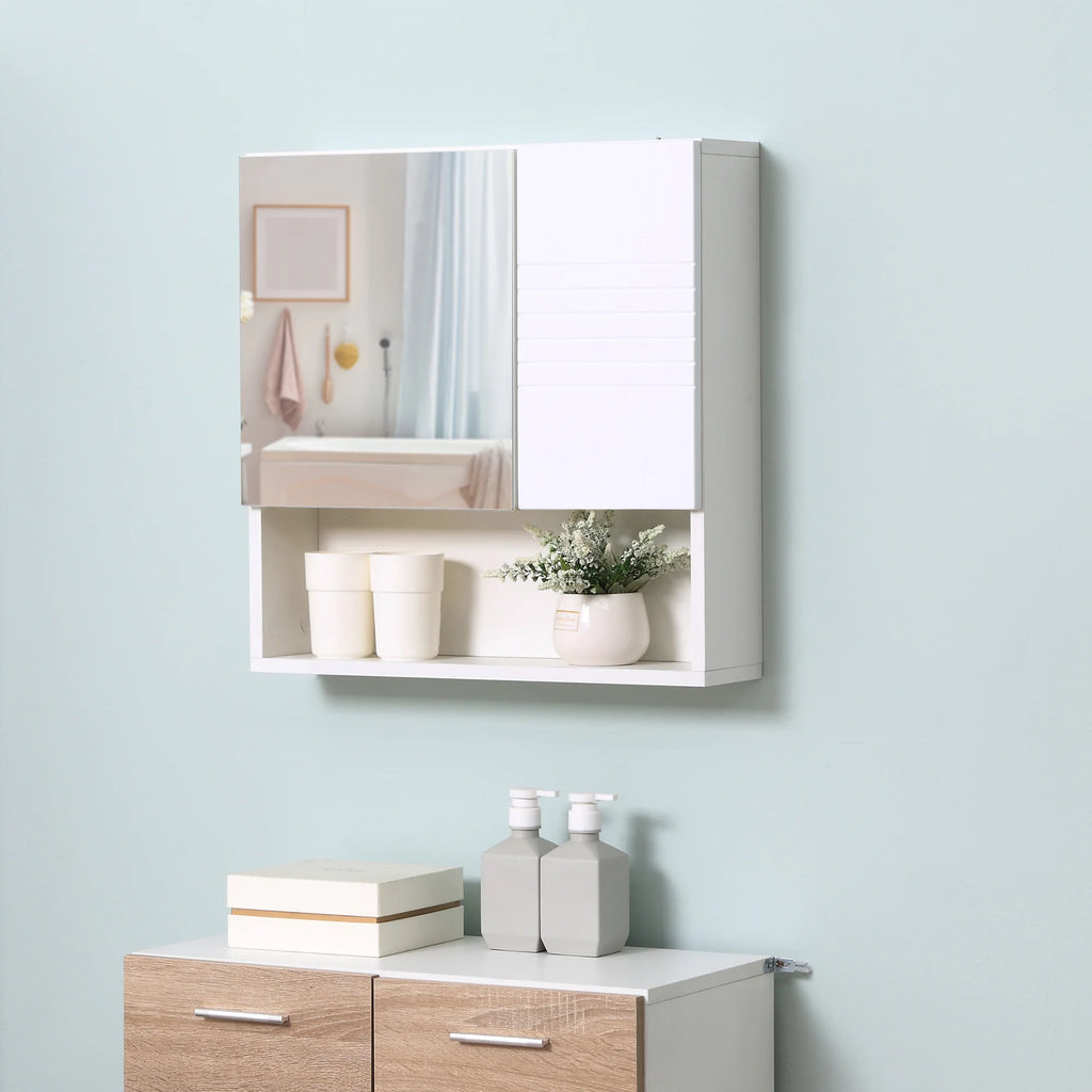 Armoire de toilette compacte blanche