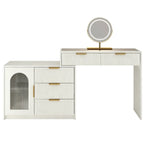 Coiffeuse extensible miroir LED