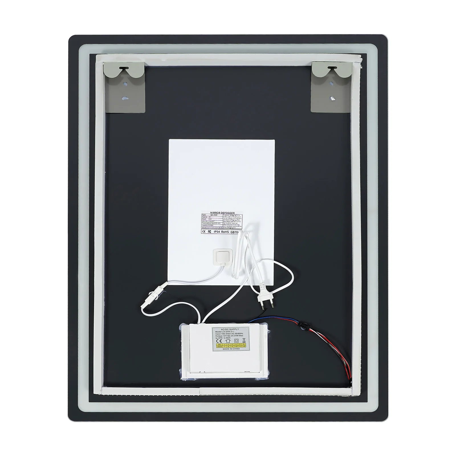 Miroir intelligent LED dégivrant