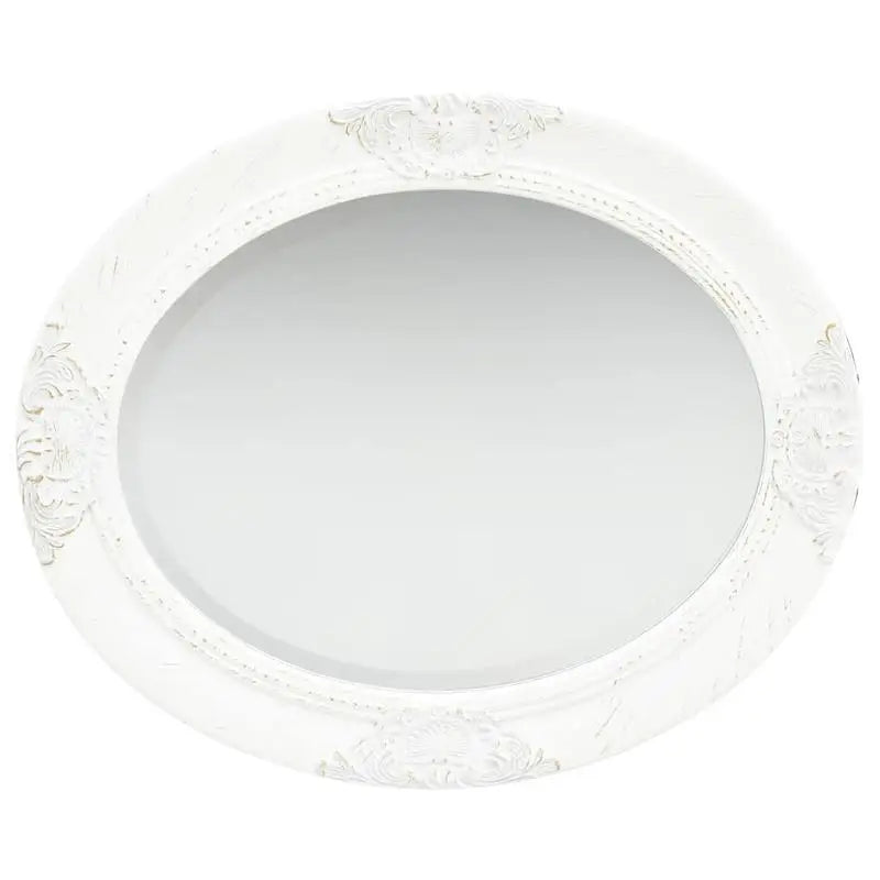 Miroir mural baroque blanc 50x60