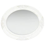 Miroir mural baroque blanc 50x60