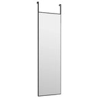 Miroir de porte noir minimaliste