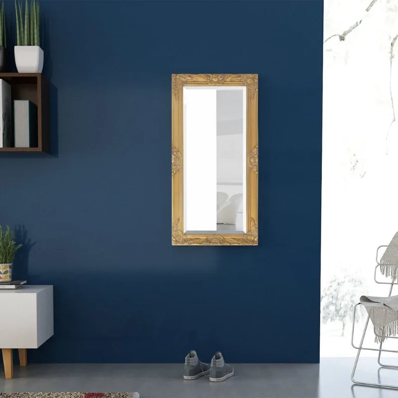 Miroir mural baroque doré luxe