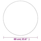 Miroir rond verre 60 cm