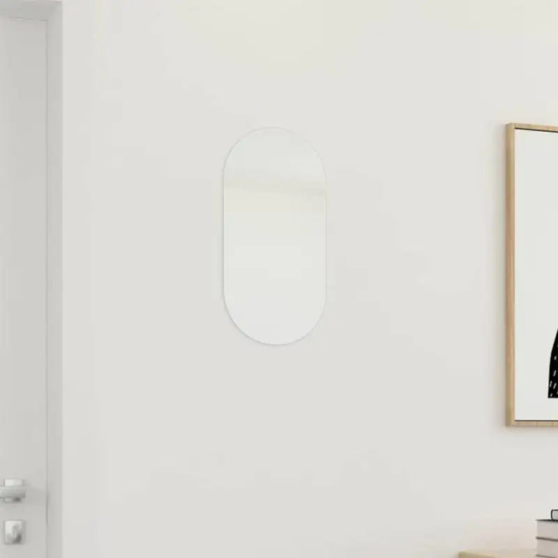 Miroir LED ovale à lumière colorée