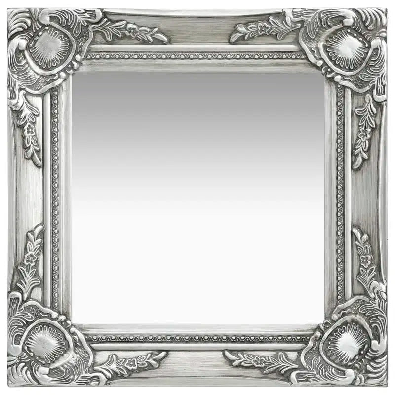Petit miroir baroque argenté art déco