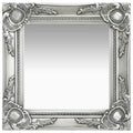 Petit miroir baroque argenté art déco
