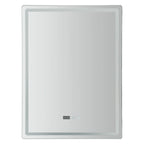 Miroir LED étanche affichage heure et température