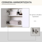 Armoire de toilette compacte blanche