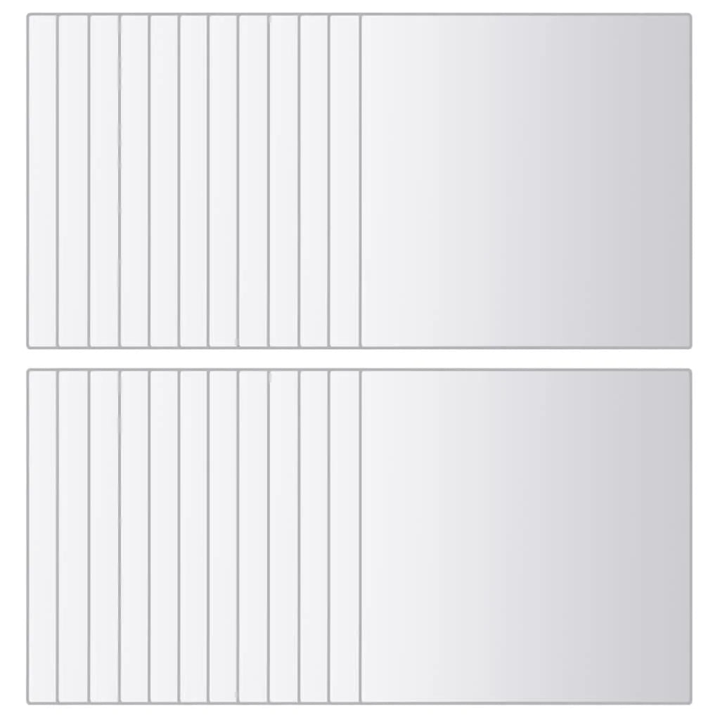 Lot de 24 carreaux miroir mosaïque