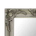 Miroir baroque argenté classique