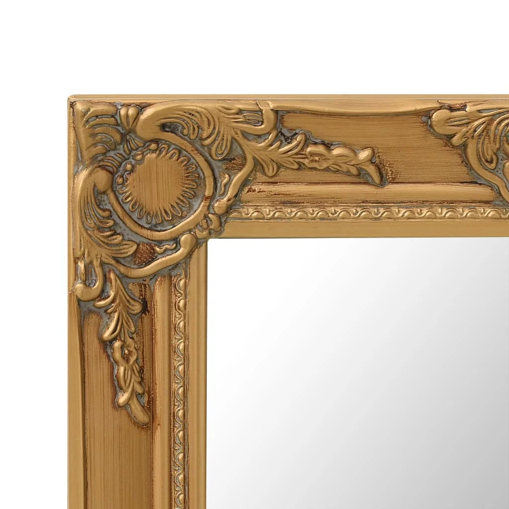 Petit miroir vintage doré baroque