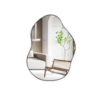 Miroir mural asymétrique noir