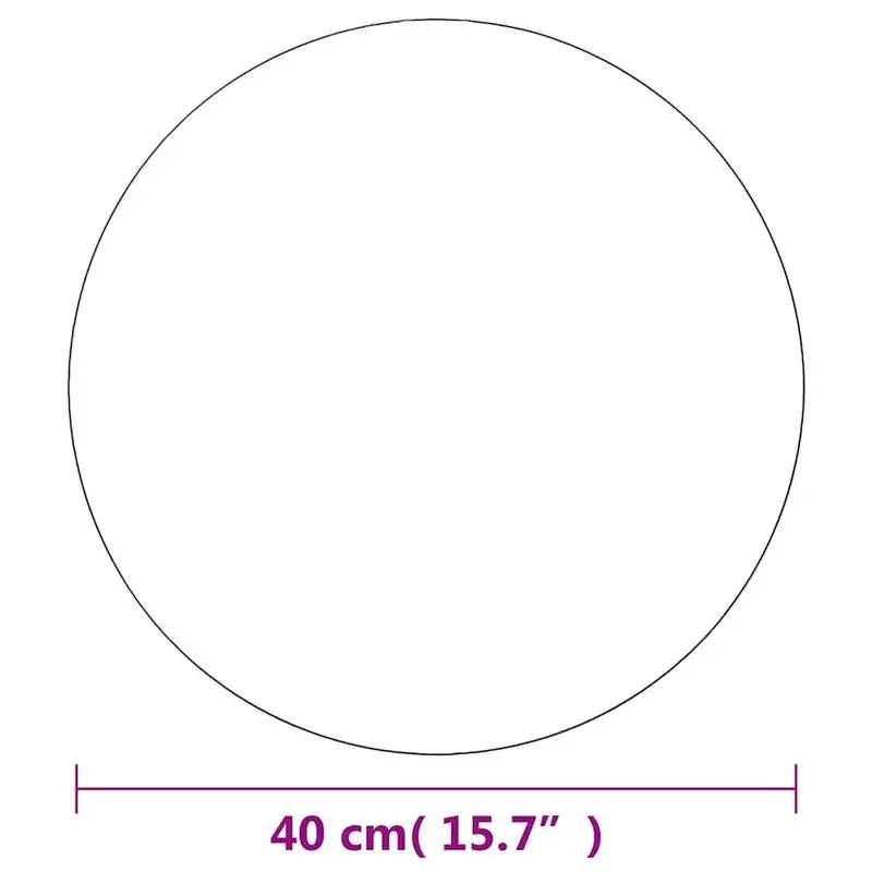 Miroir rond minimaliste bord poli