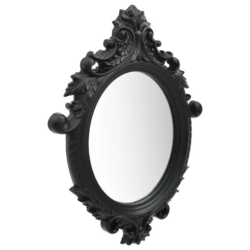 Miroir style château noir baroque