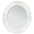 Petit miroir baroque blanc