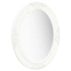 Miroir mural baroque blanc 50x60