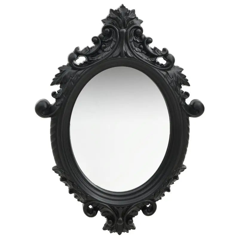 Miroir style château noir baroque