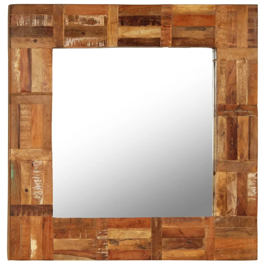 Miroir mural bois recyclé vintage