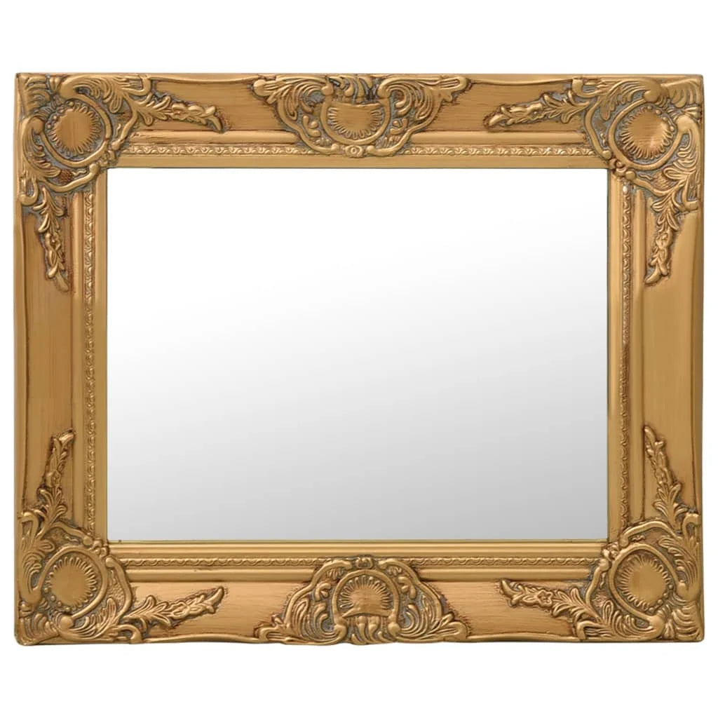 Miroir Baroque Doré Vintage Compact