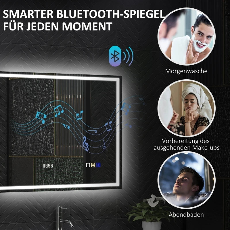 Miroir LED connecté Bluetooth