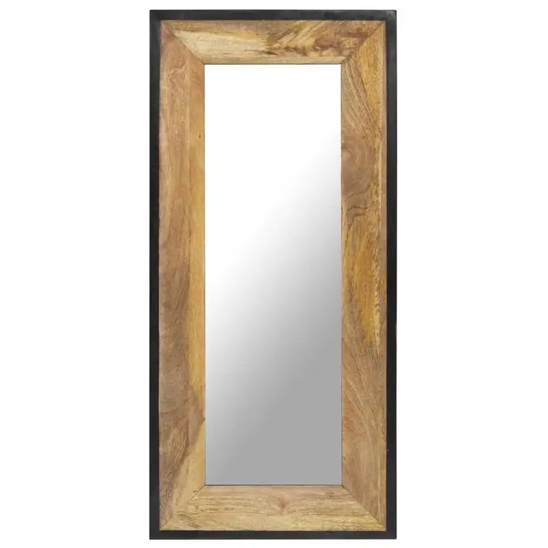 Miroir bois naturel veinage chaleureux