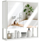 Armoire de toilette blanche 2 portes