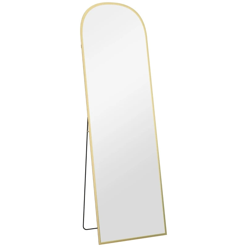 Miroir pleine longueur doré moderne 161,5 cm