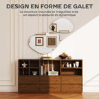 Lot de 2 miroirs irréguliers HOMCOM