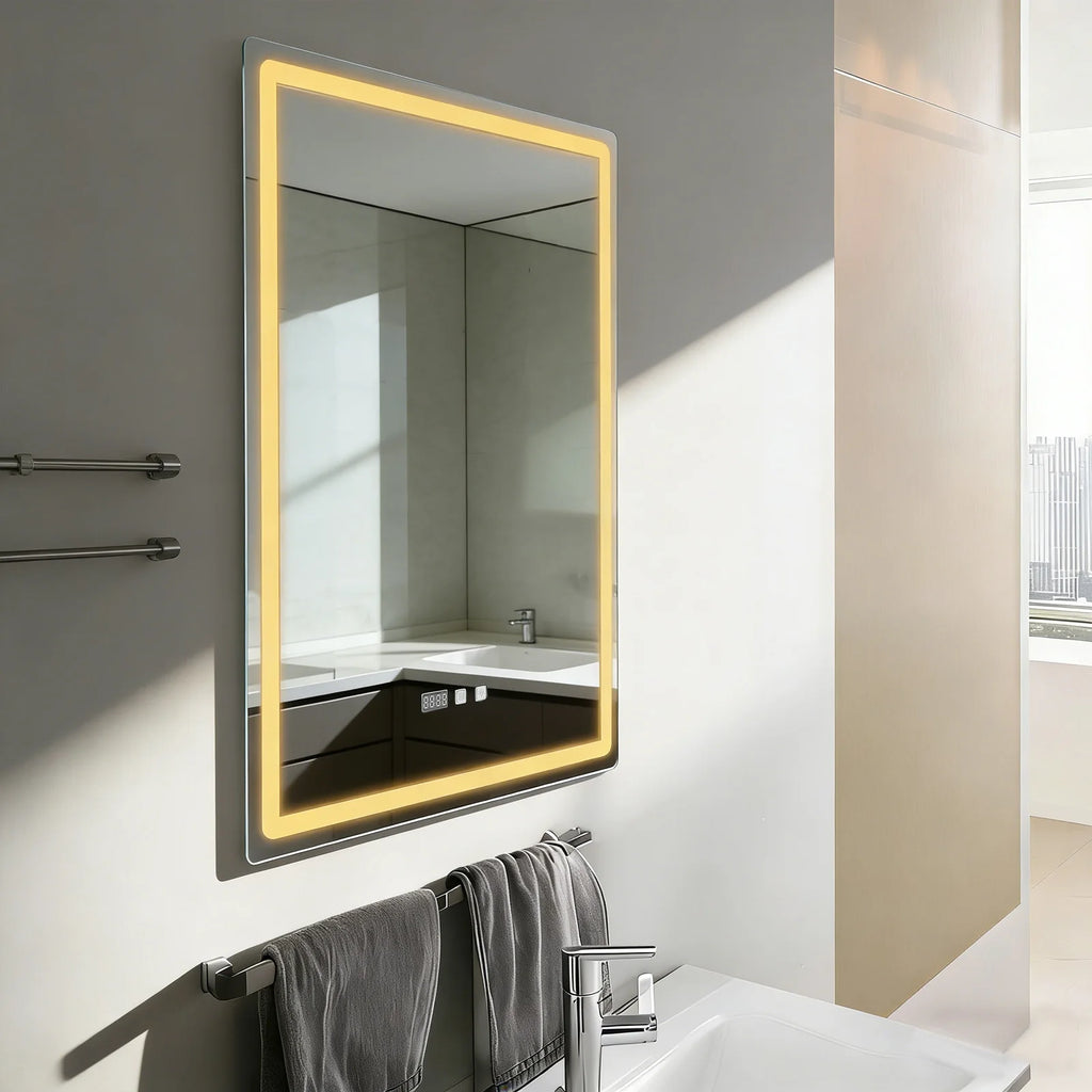 Miroir intelligent LED dégivrant