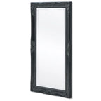 Miroir mural baroque noir grand format