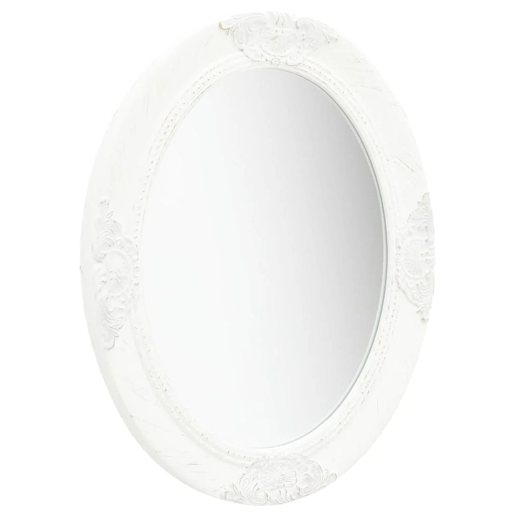 Miroir mural baroque blanc classique