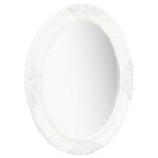 Miroir mural baroque blanc classique
