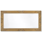 Miroir mural baroque doré luxe