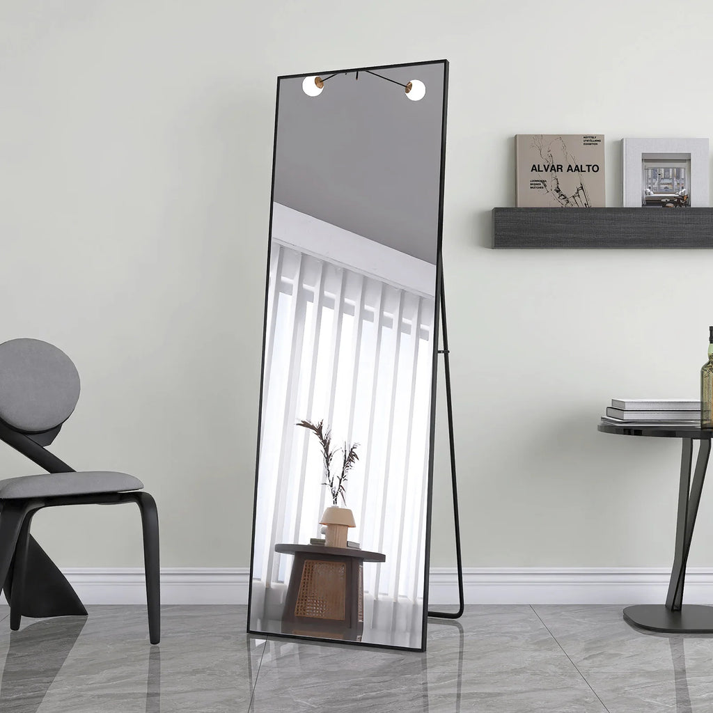 Miroir pleine longueur sur pied ou mural multi-formats