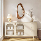 Miroir pin naturel style fenêtre