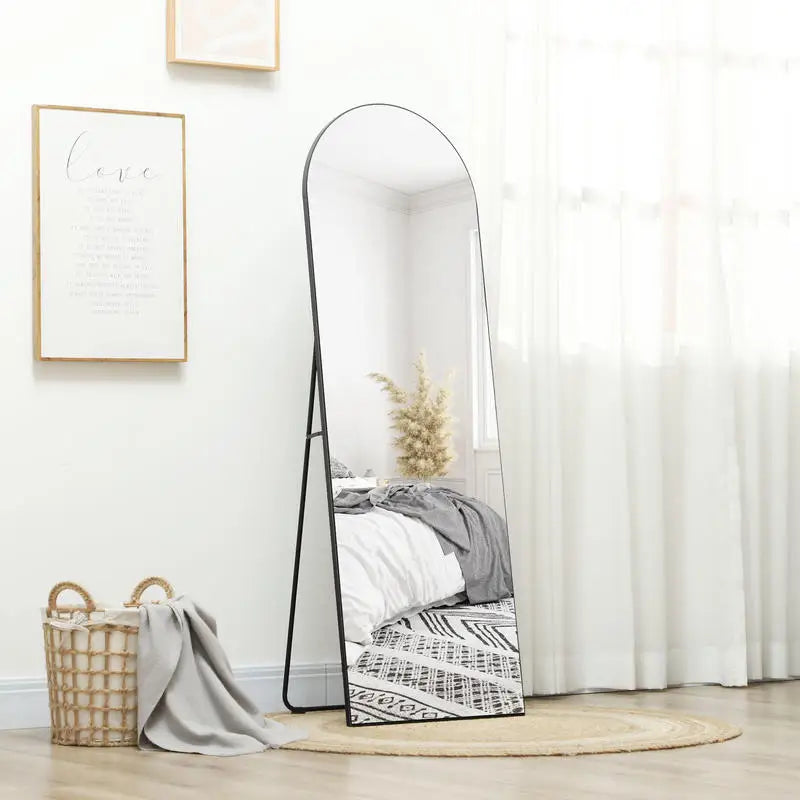 Miroir pleine longueur arche noir