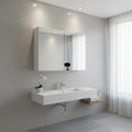 Armoire de toilette 2 niveaux double porte